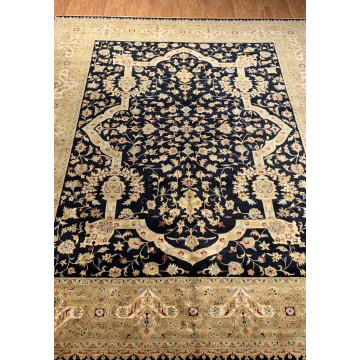 9 x 12 Hand Knotted 100% Wool Area Rug