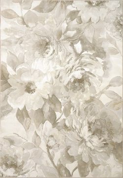 Beige and Cream Contemporary Area Rug BEIGE And CREAM