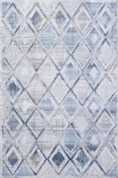 1666-115 CREAM And GREY And BLUE